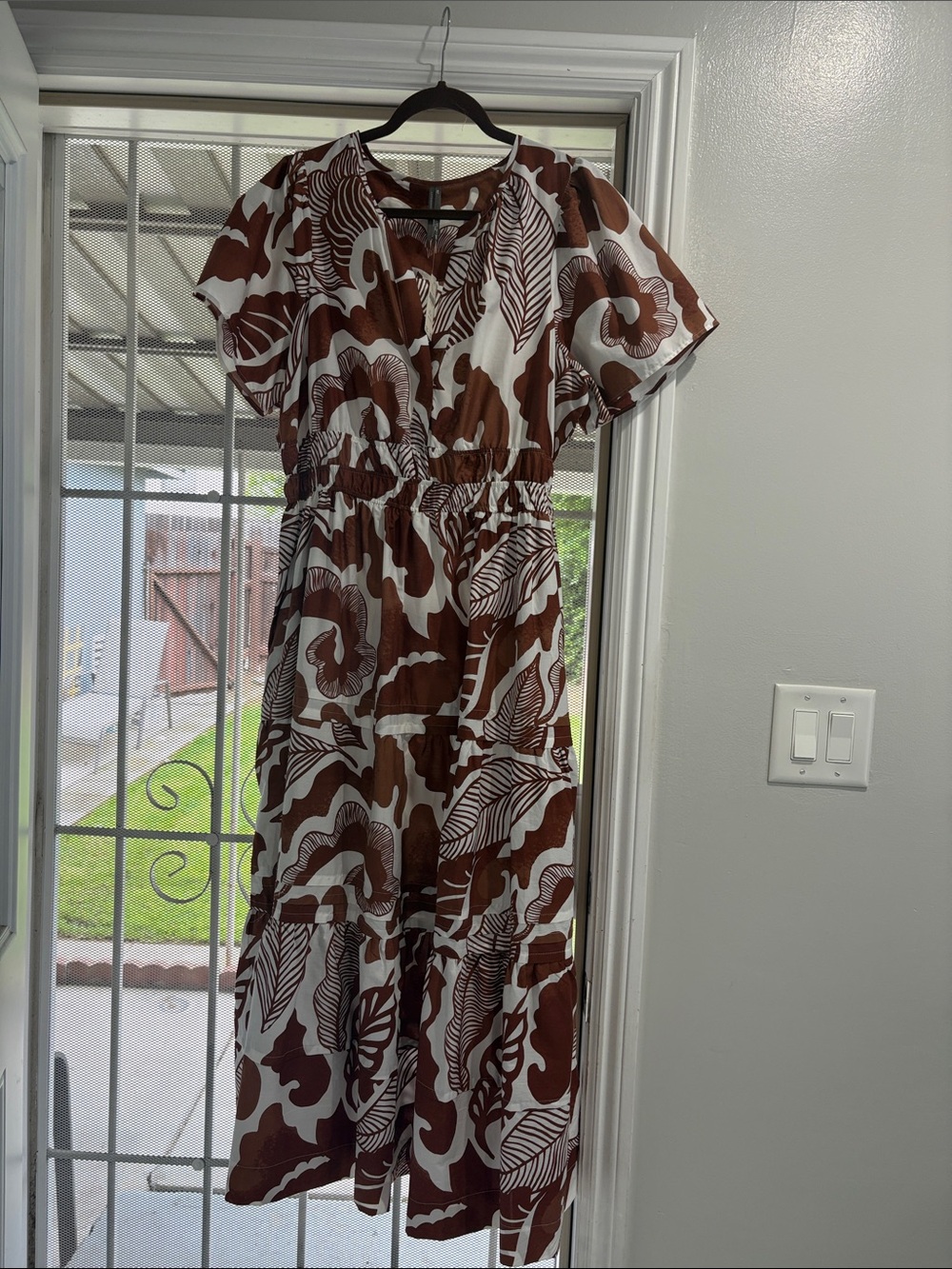 Anthroplogie the somerset maxi dress cedar XL petite Nwt